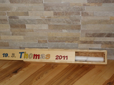 Schatulle für Taufkerzen-